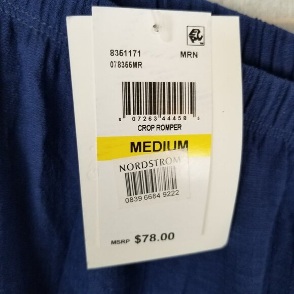 BECCA Navy Blue Strapless Jumpsuit - Picture 11 of 14